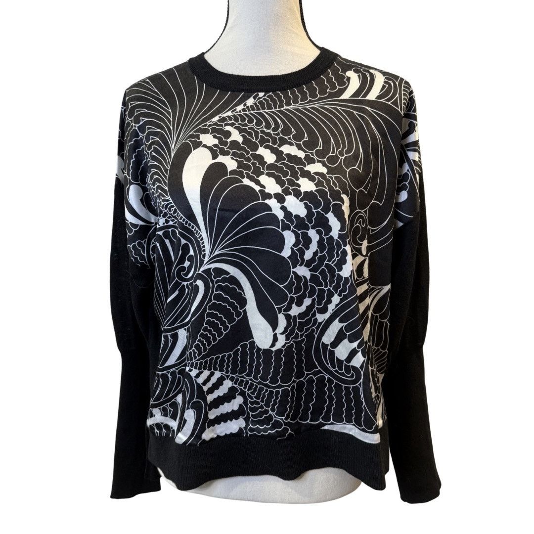 Ted Baker Ted Baker London Women’s Floral Linen Blend Sweater Size 8 Size M / US 6-8 / IT 42-44 - 1 Thumbnail