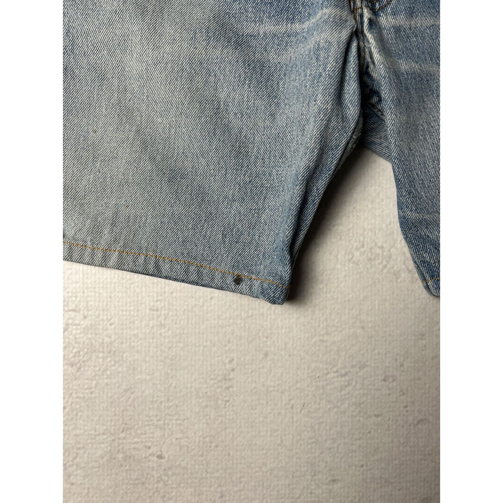 Levi's Vintage 90s Levis Blue Denim Jean Shorts - Mens 36Wx7L Size US 36 / EU 52 - 3 Thumbnail