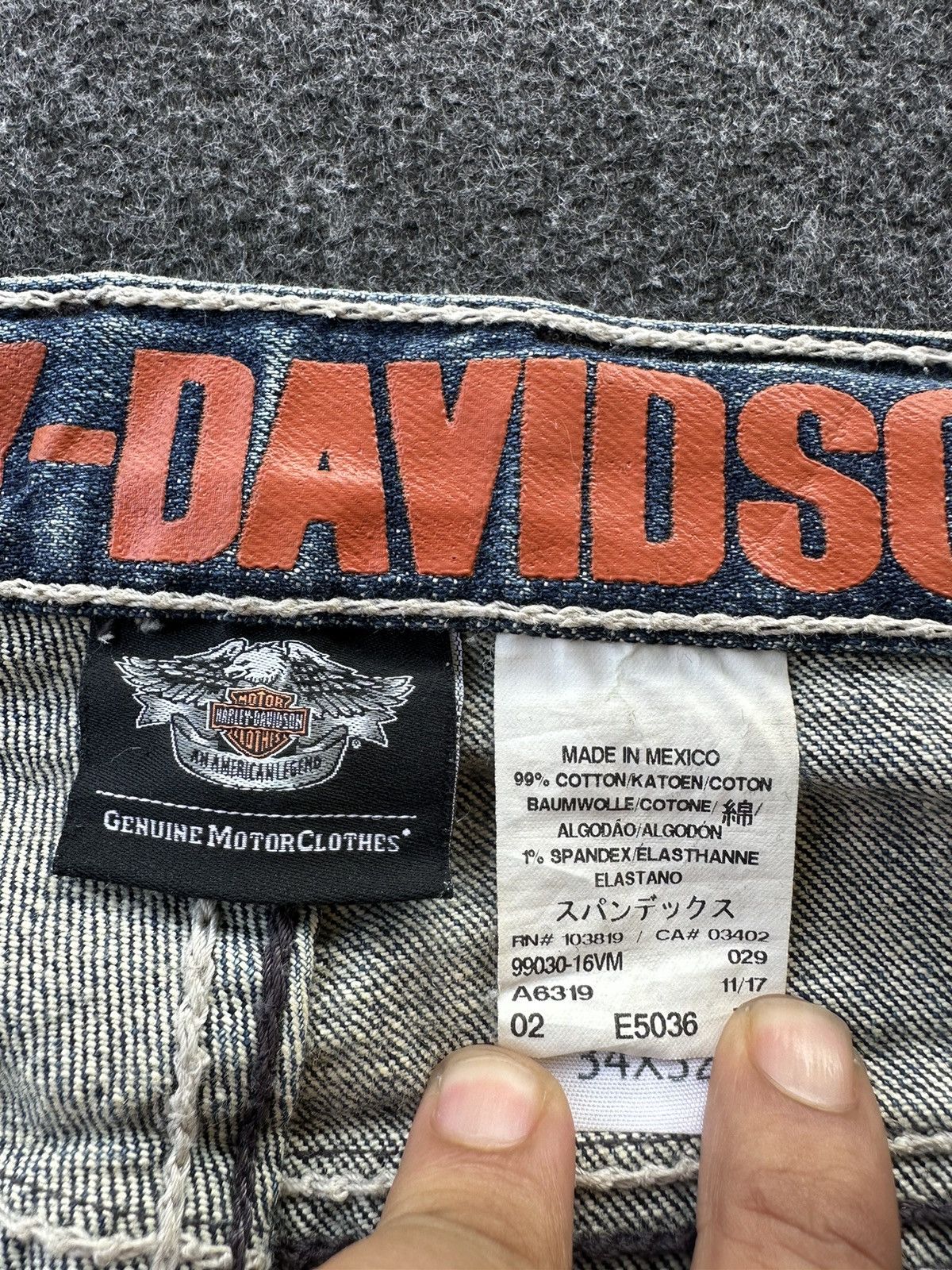 Harley Davidson Harley Davidson Vintage Denim D266 Size US 34 / EU 50 - 16 Thumbnail