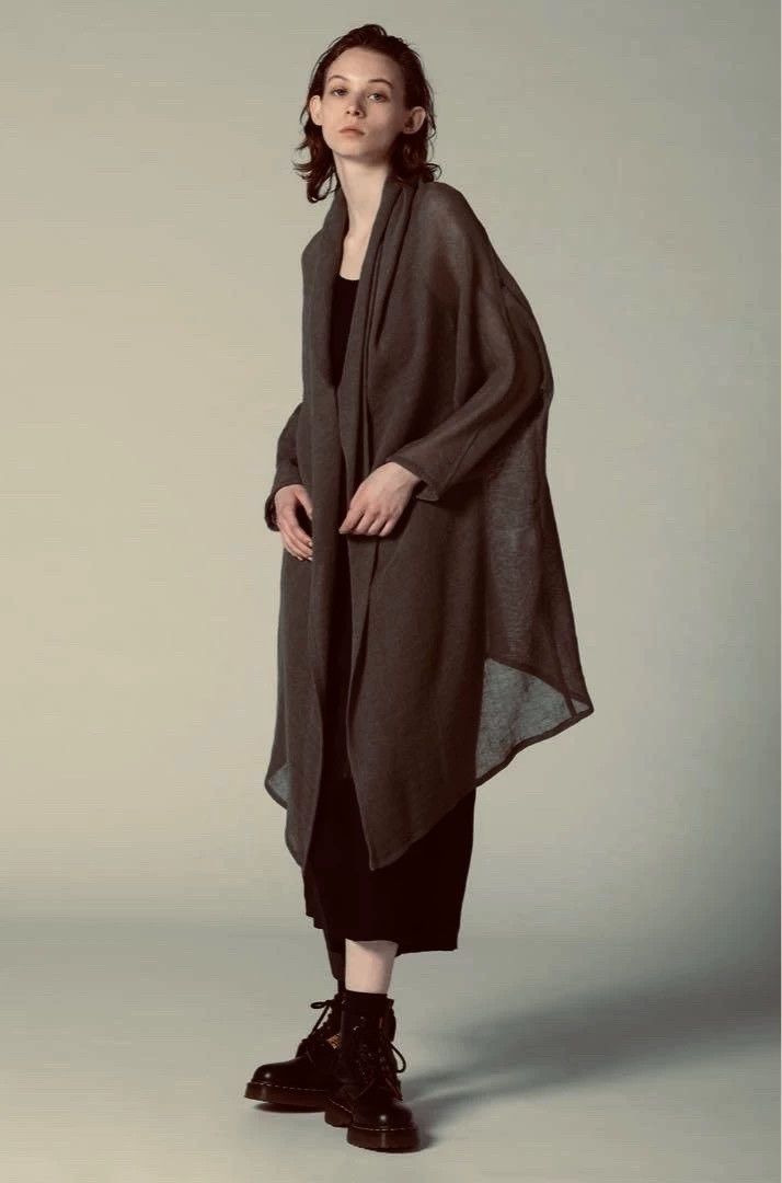 Y's Y's 24ss Linen Scarf Collar Cardigan shirt Size XS / US 0-2 / IT 36-38 - 1 Thumbnail