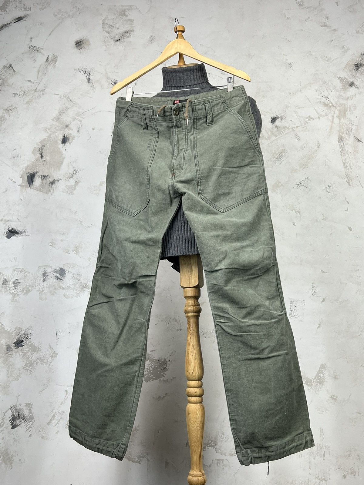 Diesel Vintage Diesel Workwear Pants Size W31 M - L Size US 31 - 4 Thumbnail