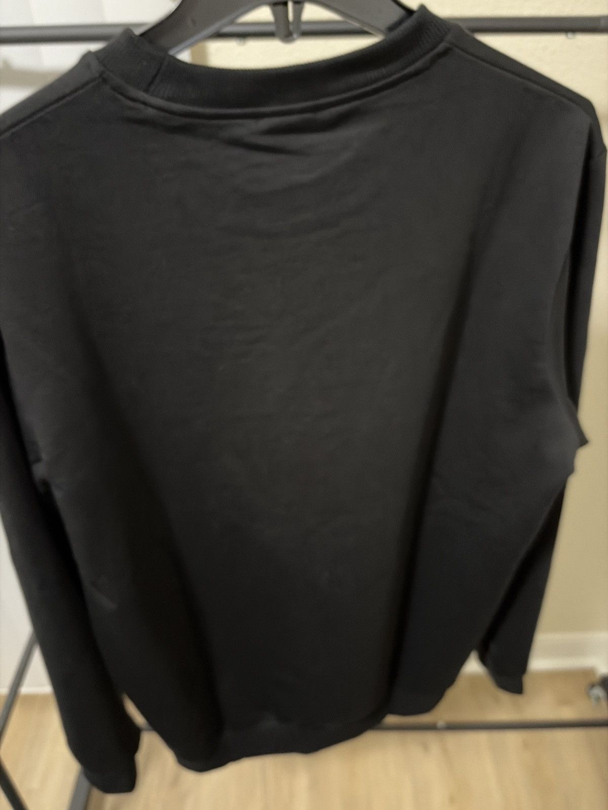 Versace Versace Embroidered Logo Crewneck Sweatshirt – Black – L Size US L / EU 52-54 / 3 - 2 Thumbnail