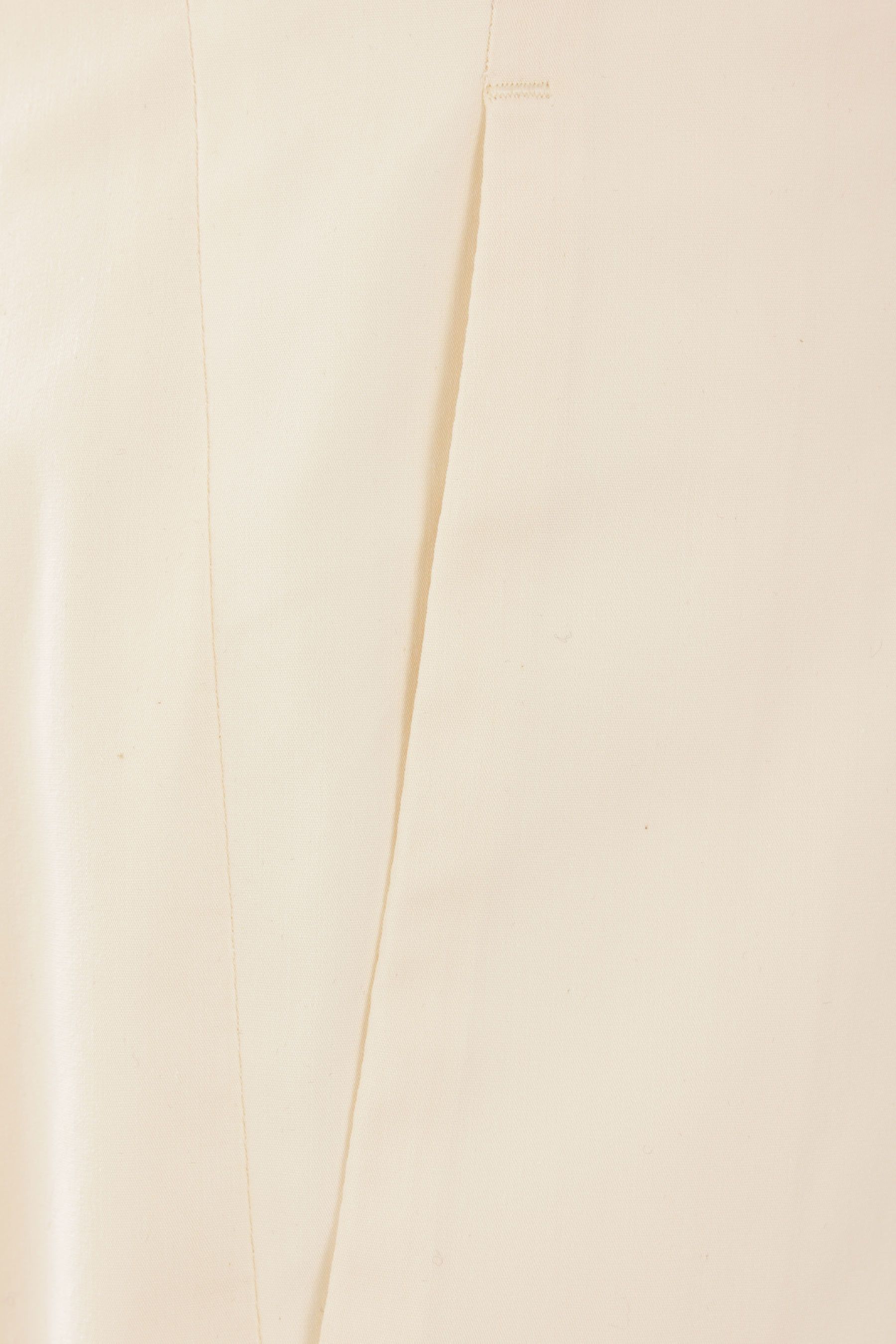 Bottega Veneta o1n1vont1225 Cotton Silk Trousers in Beige Size 24" / US 00 / IT 34 - 4 Thumbnail