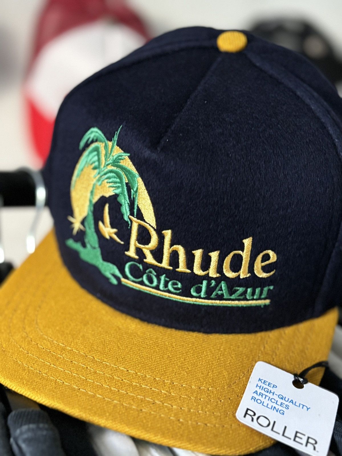 Rhude RHUDE PALM COAST AZUR HAT Size ONE SIZE - 6 Thumbnail