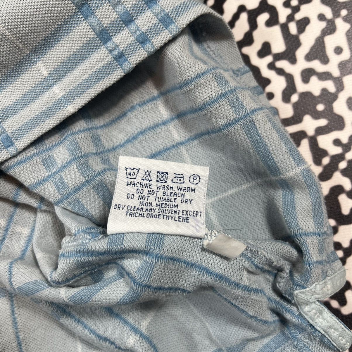 Burberry Vintage Y2K Burberry Golf Blue Nova Check Luxury T-shirt Size M / US 6-8 / IT 42-44 - 14 Thumbnail