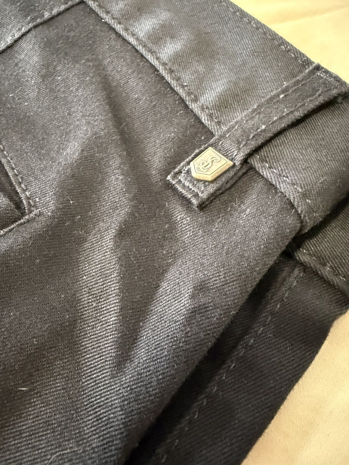 Saint Laurent Paris Saint Laurent Black Chinos Size 31 Size US 31 - 3 Thumbnail