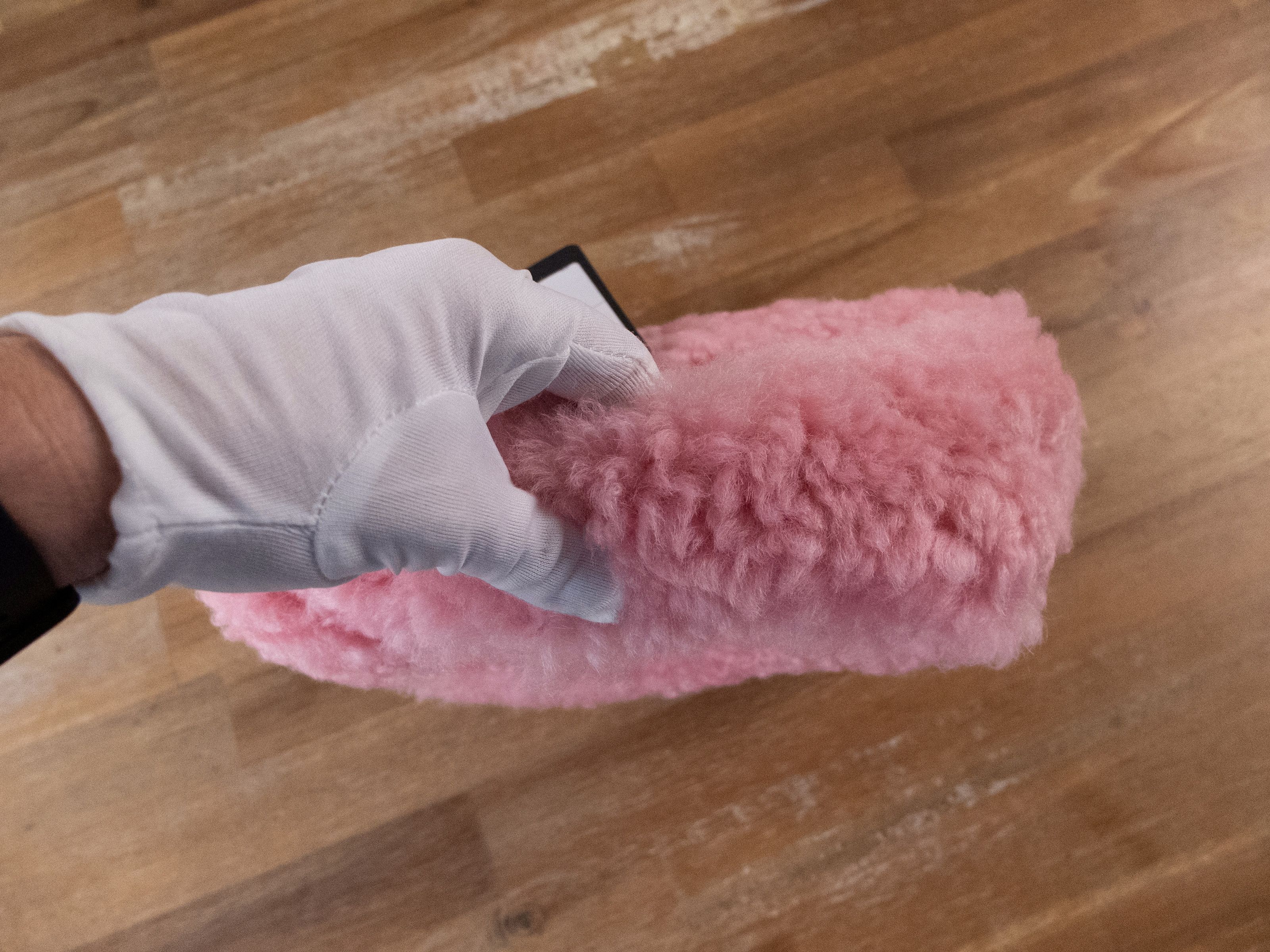 Bottega Veneta BOTTEGA VENETA Jodie mini popsicle pink shearling fur bag Size ONE SIZE - 6 Thumbnail