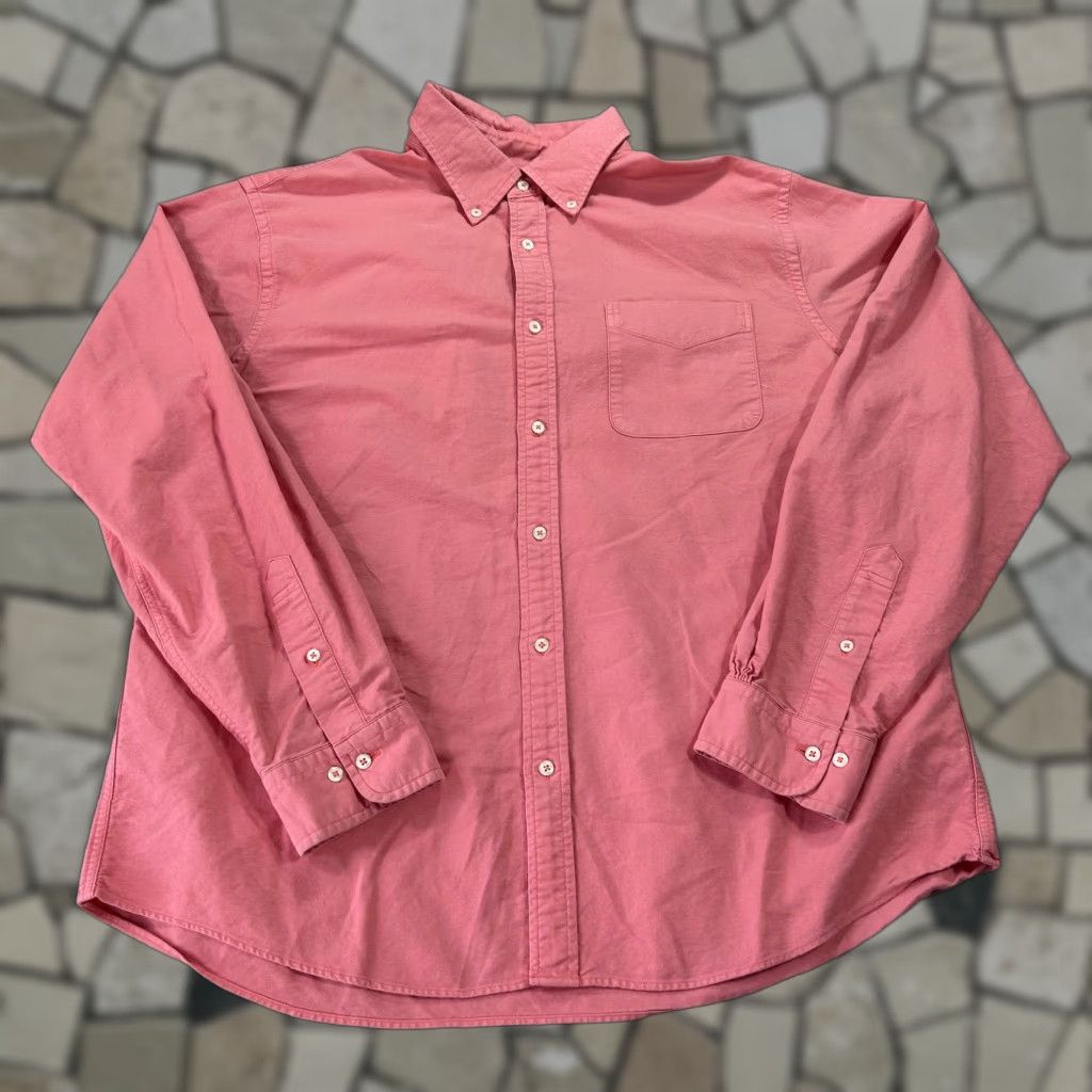 Brooks Brothers Brooks Brothers Shirt Mens Large Pink Solid Long Sleeve Button Up Cotton Casual Size US L / EU 52-54 / 3 - 1 Thumbnail