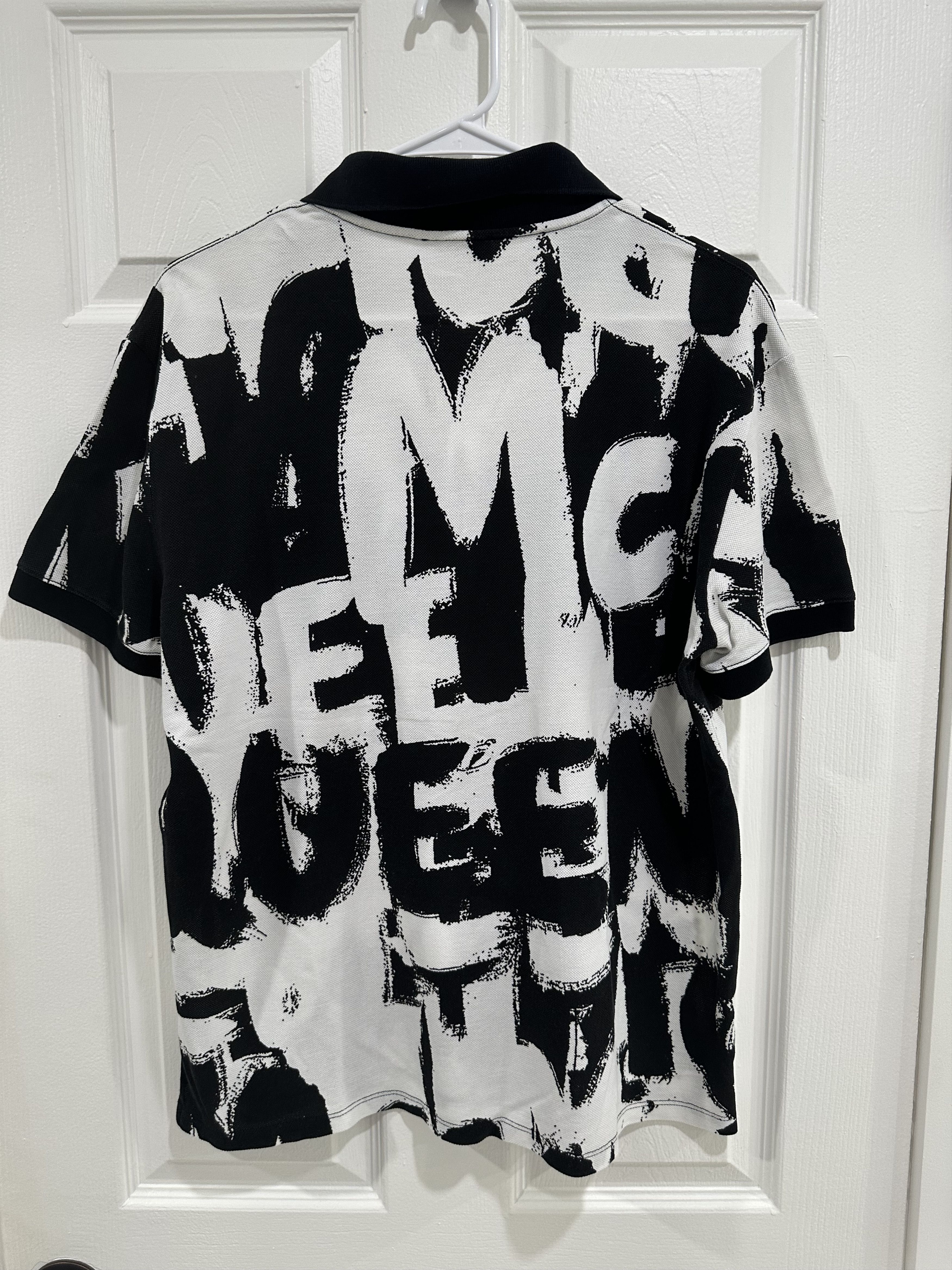 Alexander McQueen Alexander McQueen Graffiti Print Polo Size US XL / EU 56 / 4 - 3 Thumbnail