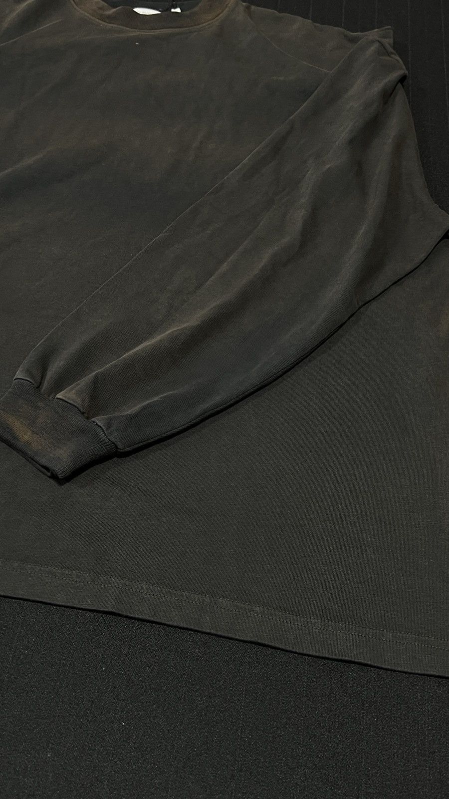 Willy Chavarria Willy Chavarría L/S Vintage Black Tee Size US M / EU 48-50 / 2 - 3 Thumbnail