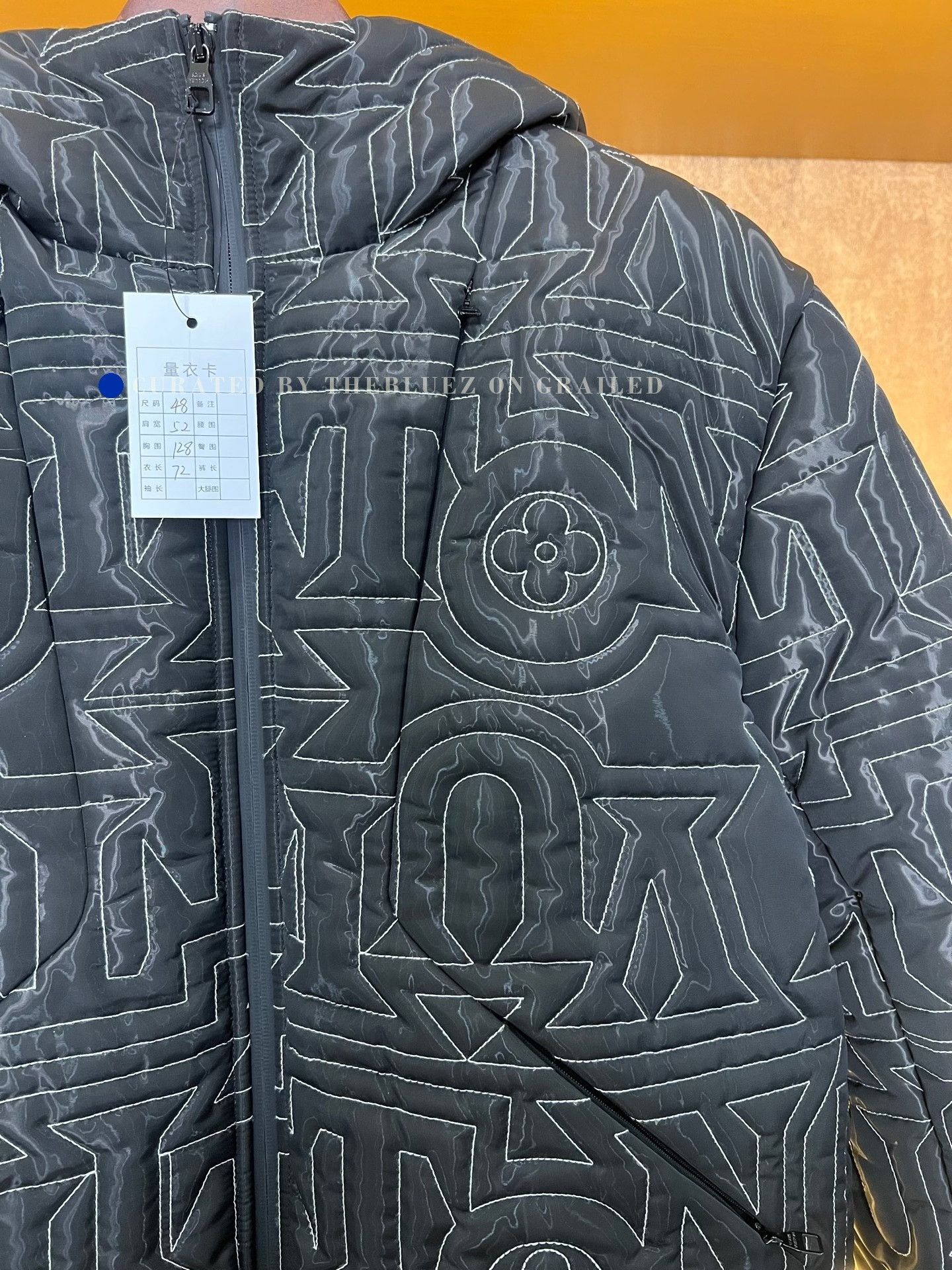 Louis Vuitton Louis Vuitton Topstitch Embossed Logo Padded Jacket Size US M / EU 48-50 / 2 - 4 Thumbnail