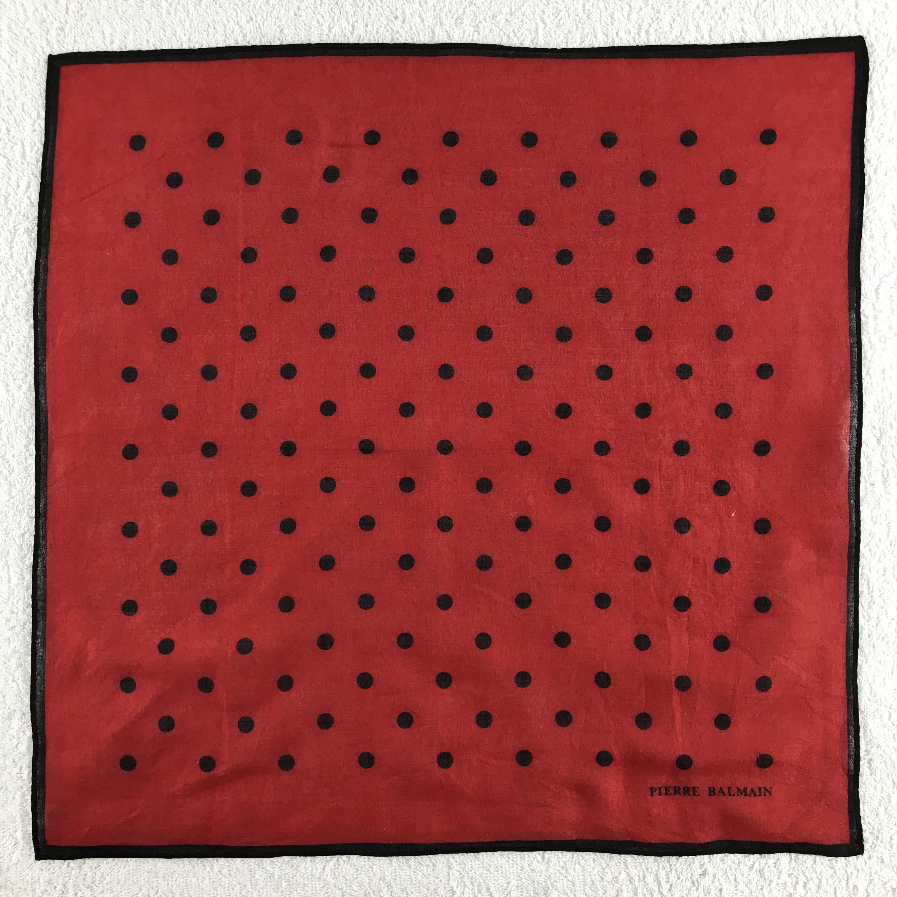 Pierre Balmain × Vintage Pierre Balmain Bandana / Handkerchief / Neckerchief - S297 Size ONE SIZE - 1 Thumbnail