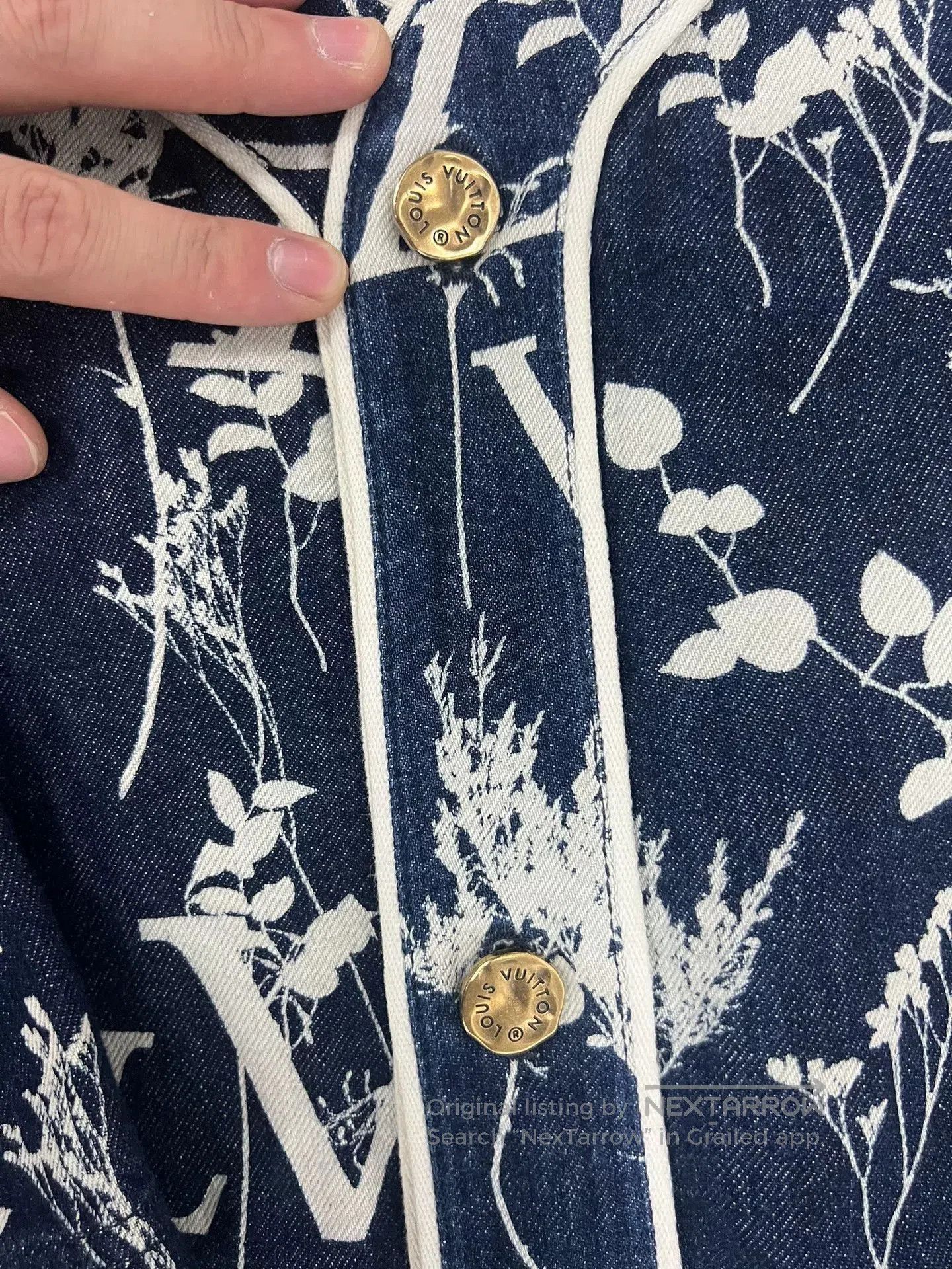 Louis Vuitton LV Floral Short Sleeve Baseball Shirt. Size US L / EU 52-54 / 3 - 2 Thumbnail