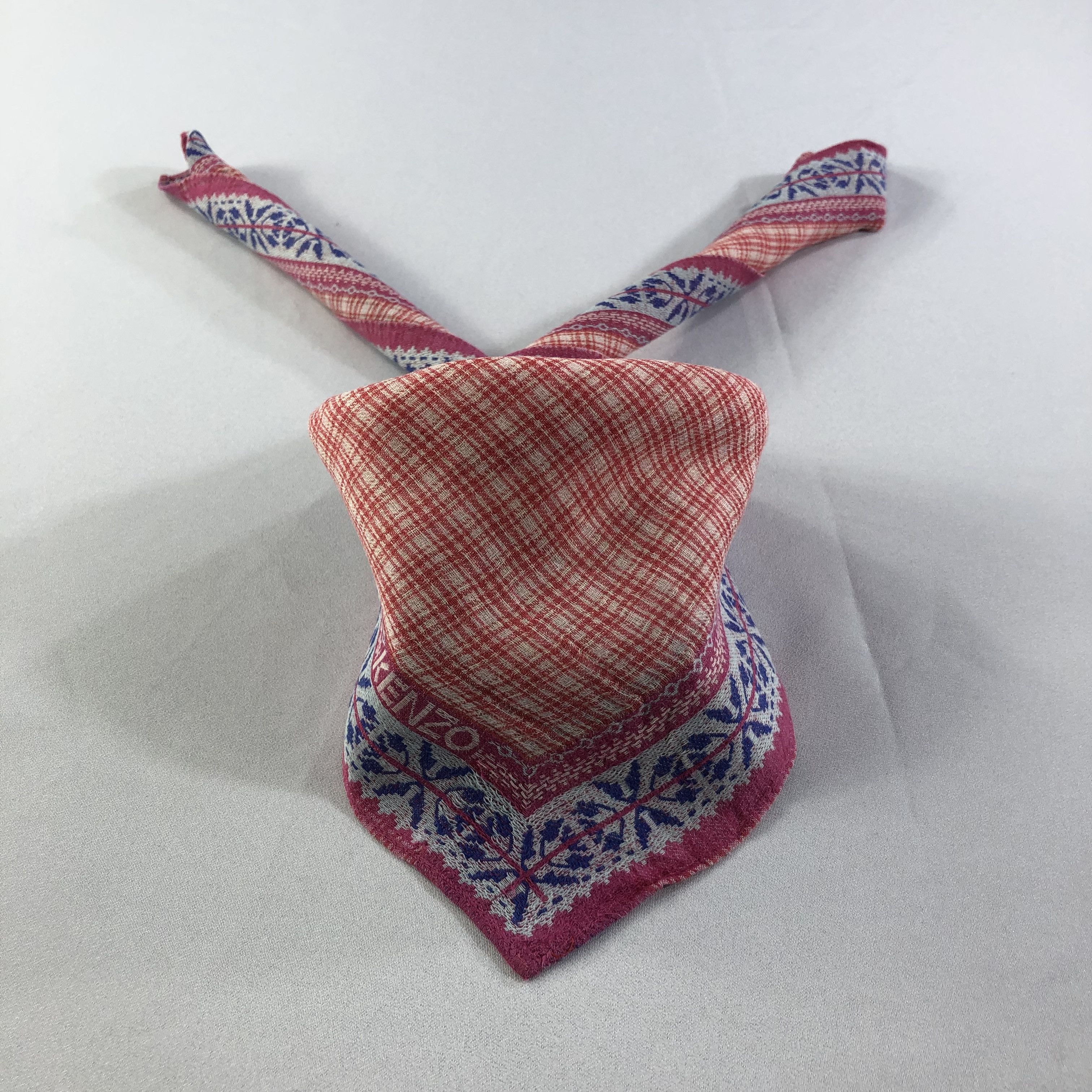 Kenzo × Vintage Kenzo Handkerchief Neckerchief Bandana H1691 Size ONE SIZE - 1 Thumbnail
