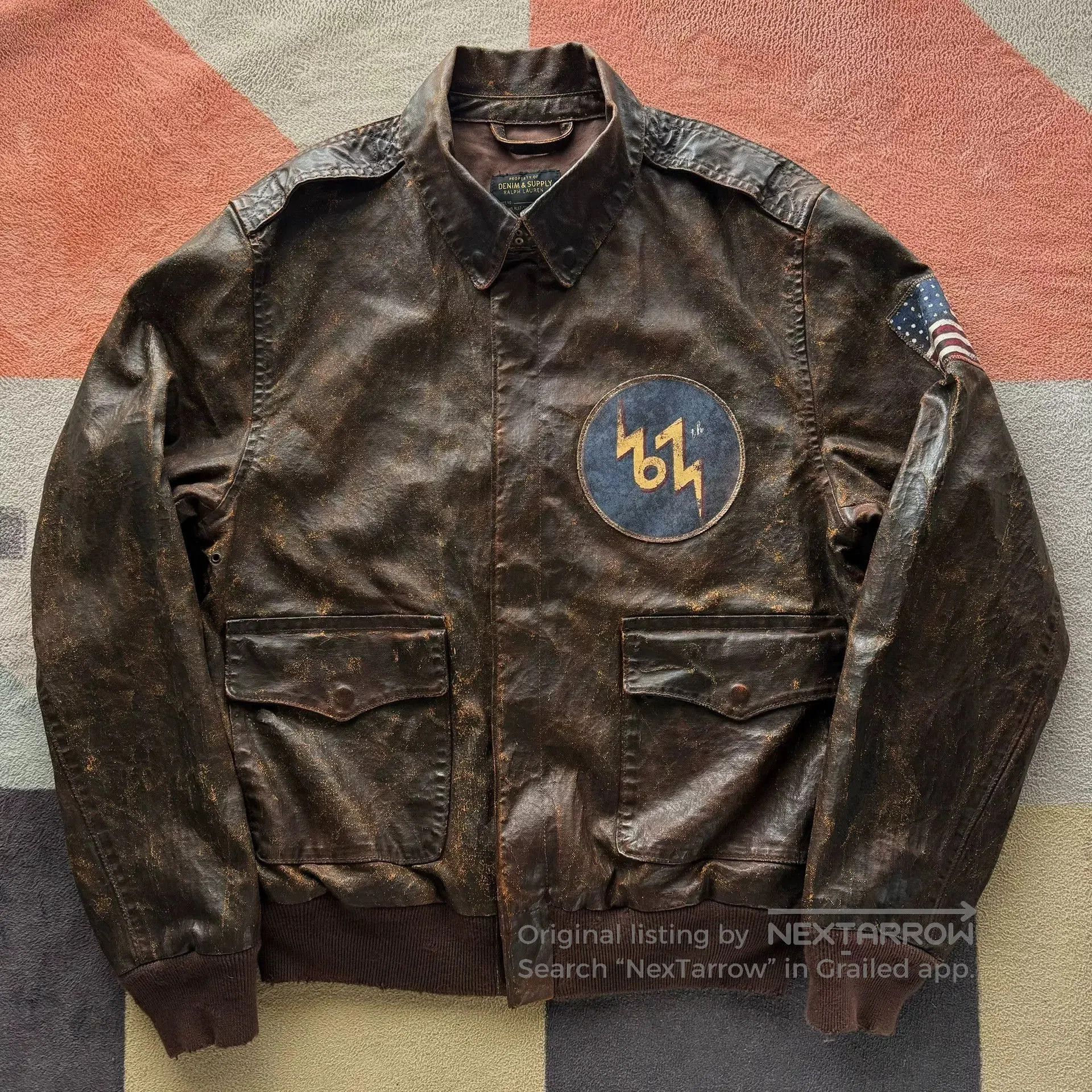 Denim & Supply Ralph Lauren Ralph Lauren Denim Supply A2 Flight Jacket. Size US M / EU 48-50 / 2 - 1 Thumbnail