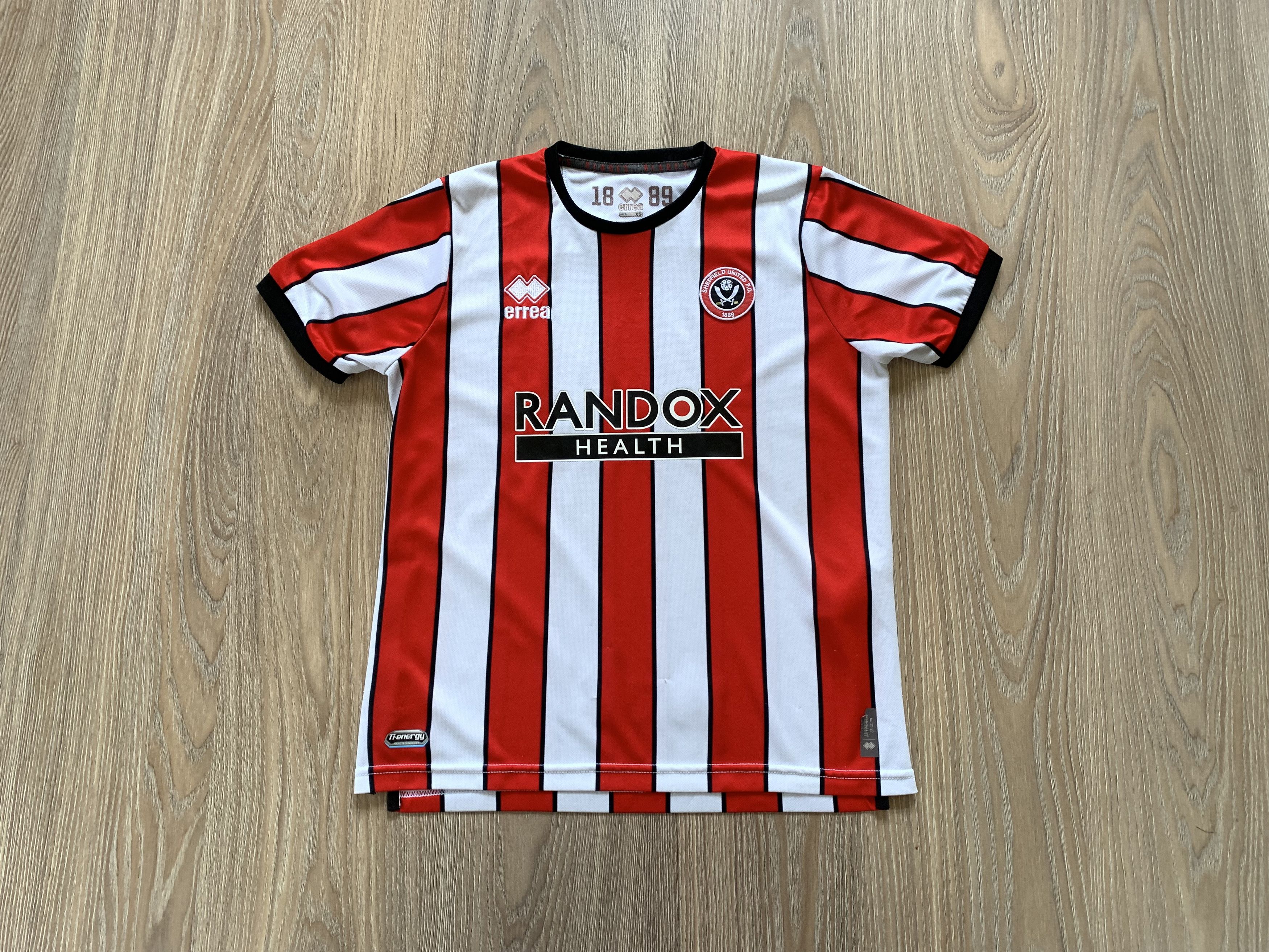 Errea Stripe Errea Sheffield United FC Training Soccer Jersey Size US XS / EU 42 / 0 - 1 Thumbnail
