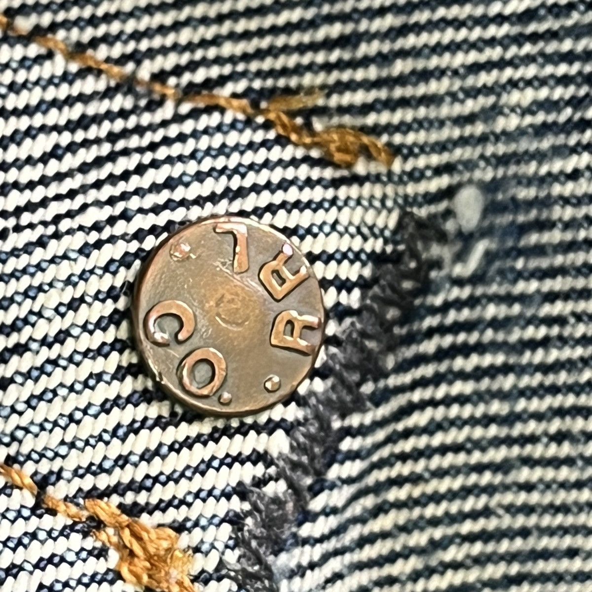 RRL Ralph Lauren Vintage RRL Ralph Lauren Hidden Rivet Distressed Denim Size US 34 / EU 50 - 21 Thumbnail