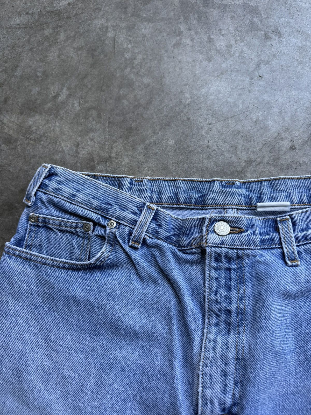 Faded Glory Vintage 90’s/00’s Faded Glory Light Denim Jean Shorts Jorts Size US 36 / EU 52 - 2 Thumbnail