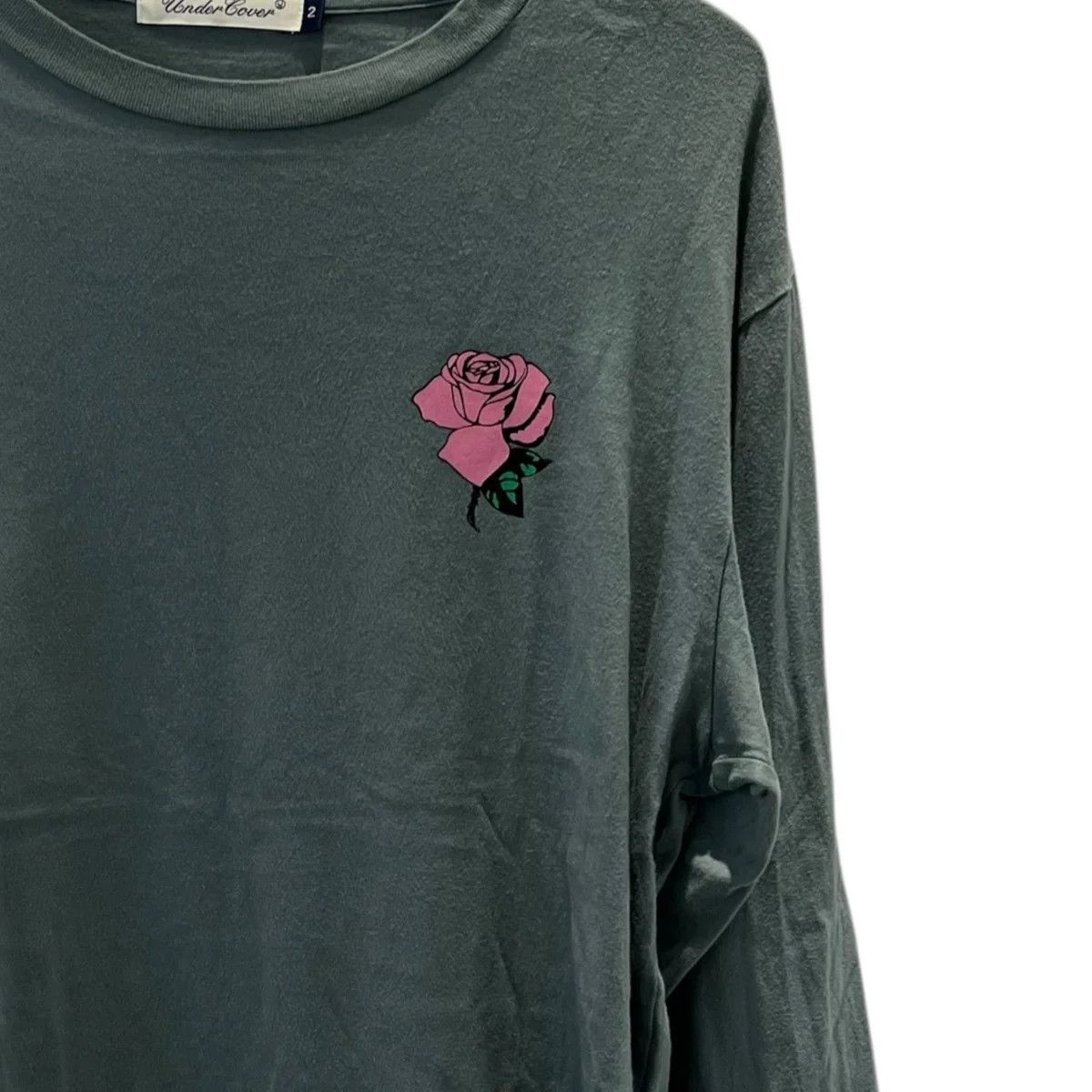 Undercover "WITHDRAWAL" Floral Rose Long Sleeve Tee Size US M / EU 48-50 / 2 - 4 Thumbnail