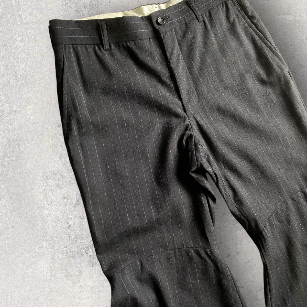 Comme des Garcons 2017 Pinstripe Oversized Wide Leg Pants Size 30" / US 8 / IT 44 - 3 Thumbnail