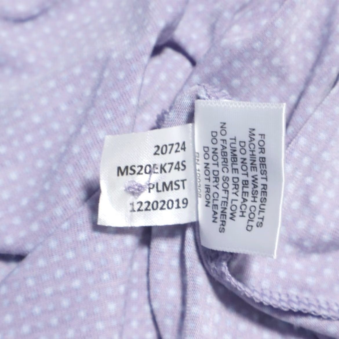Peter Millar Peter Millar Polo Shirt Purple Men L Natural Touch Stretch Polyester Solid Shirt Size US L / EU 52-54 / 3 - 6 Thumbnail