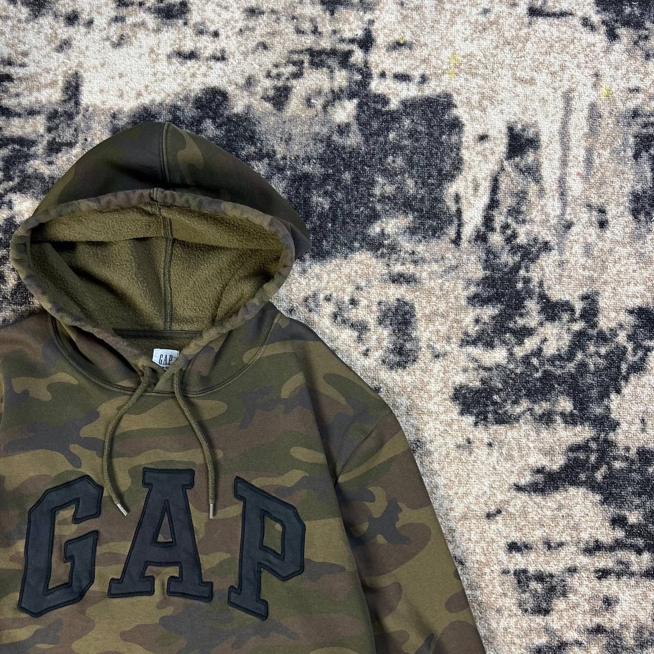 Gap Gap Vintage Y2K Big Embroidered Logo Hoodie Size US XL / EU 56 / 4 - 2 Thumbnail