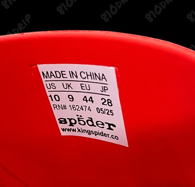 Sp5der Sp5der Enzo Slides Red (10M) Size US 10 / EU 43 - 9 Thumbnail
