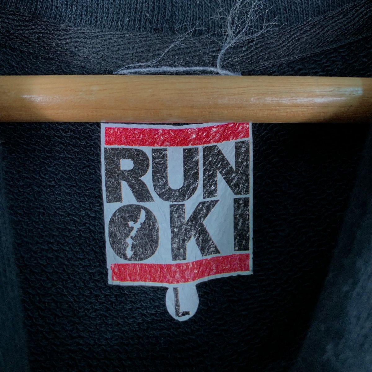 Japanese Brand RUN OKI Snake Graphic Pullover Hoodies #1197-C55 Size US L / EU 52-54 / 3 - 14 Thumbnail
