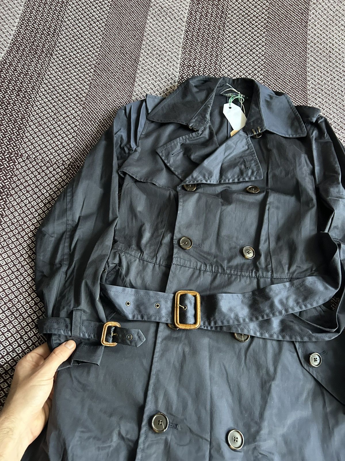 Polo Ralph Lauren Polo Ralph Lauren Long Trench Coat Vintage Japanese Vibe UK8 Size S / US 4 / IT 40 - 5 Thumbnail