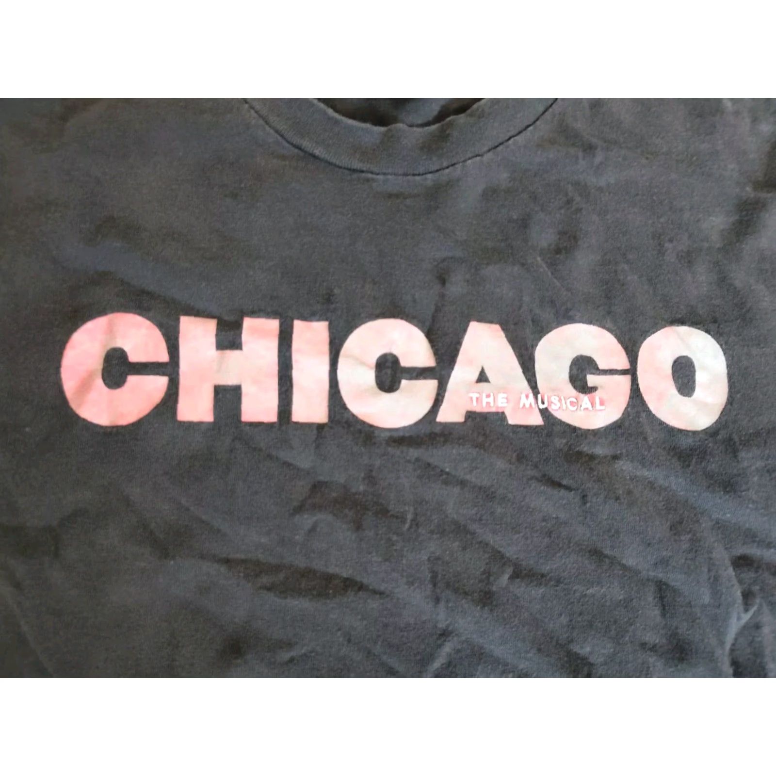 Vintage VINTAGE Chicago The Musical Tee Shirt Men's XL Black 1990s Broadway Graphic Tee Channel Murina 6 100% Cotton Mens XL Black 90s Music Broadway Tee Size US XL / EU 56 / 4 - 3 Thumbnail