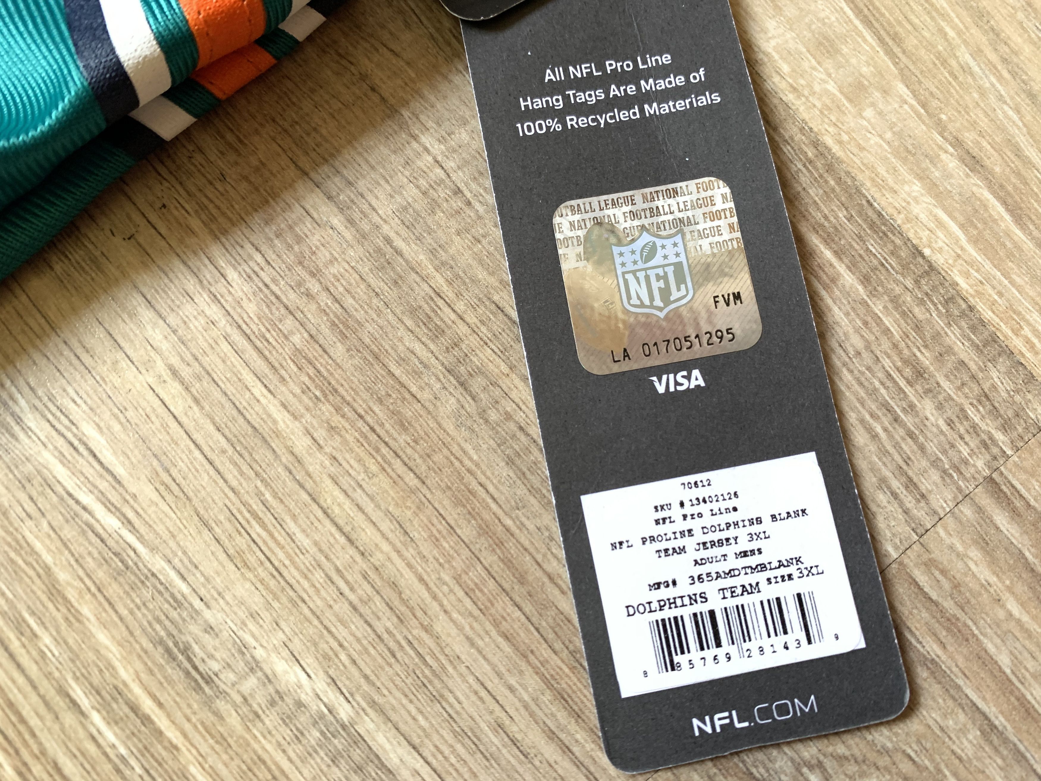 NFL × Pro Line × Vintage Pro Line NFL Miami Dolphins Jersey Size US XXL / EU 58 / 5 - 6 Thumbnail