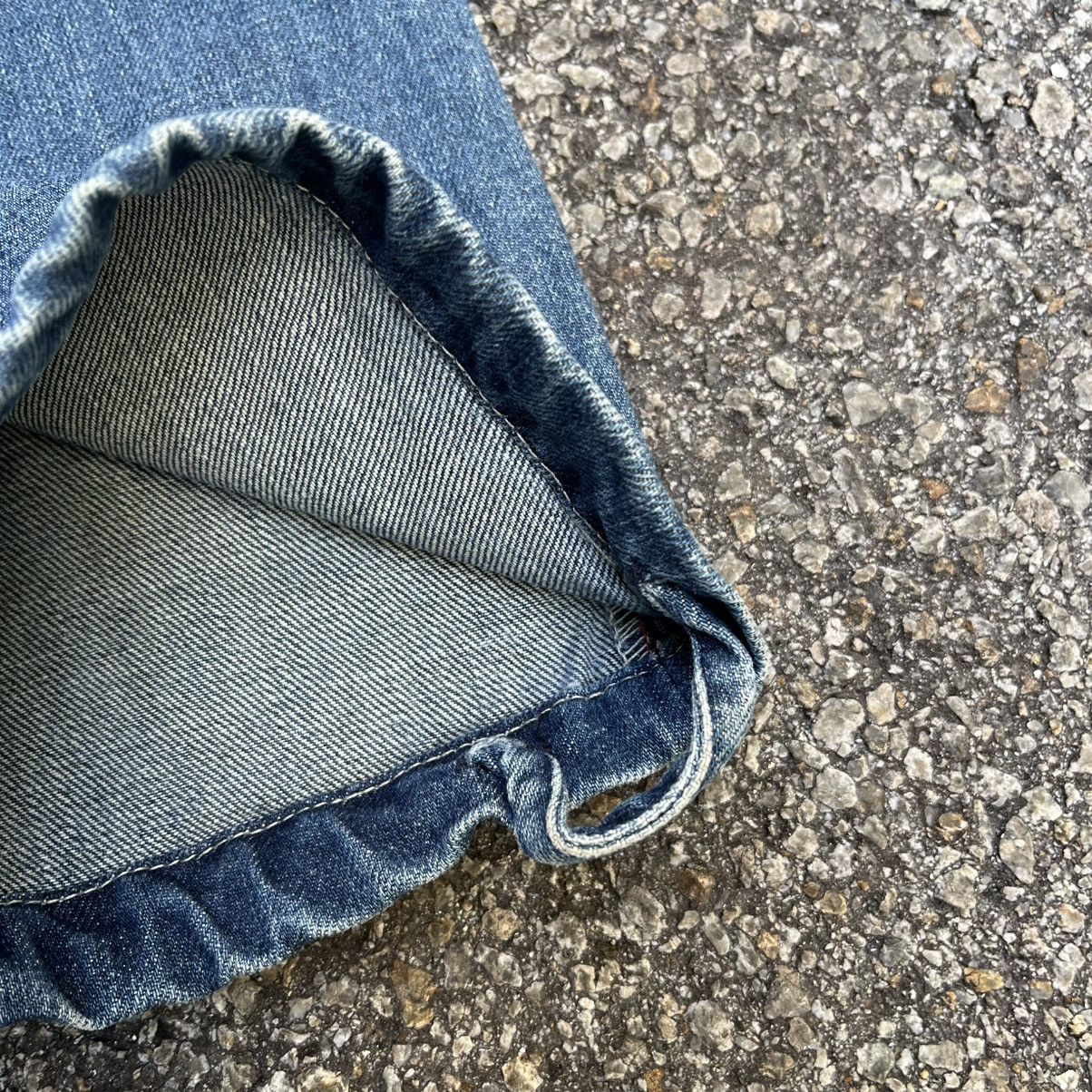 If Six Was Nine Cargo Jeans Multi Pocket Faded Washed Blue Denim Pants Size US 30 / EU 46 - 3 Thumbnail