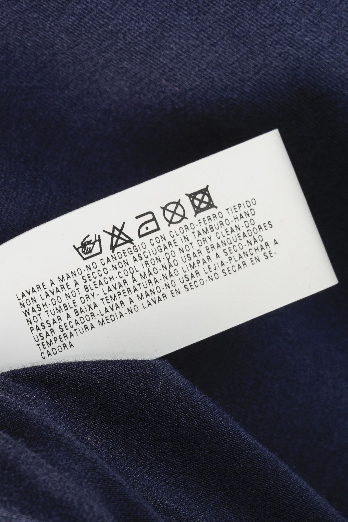 Armani Collezioni Armani Collezioni Navy Bamboo-Jersey T-Shirt Size US L / EU 52-54 / 3 - 9 Thumbnail