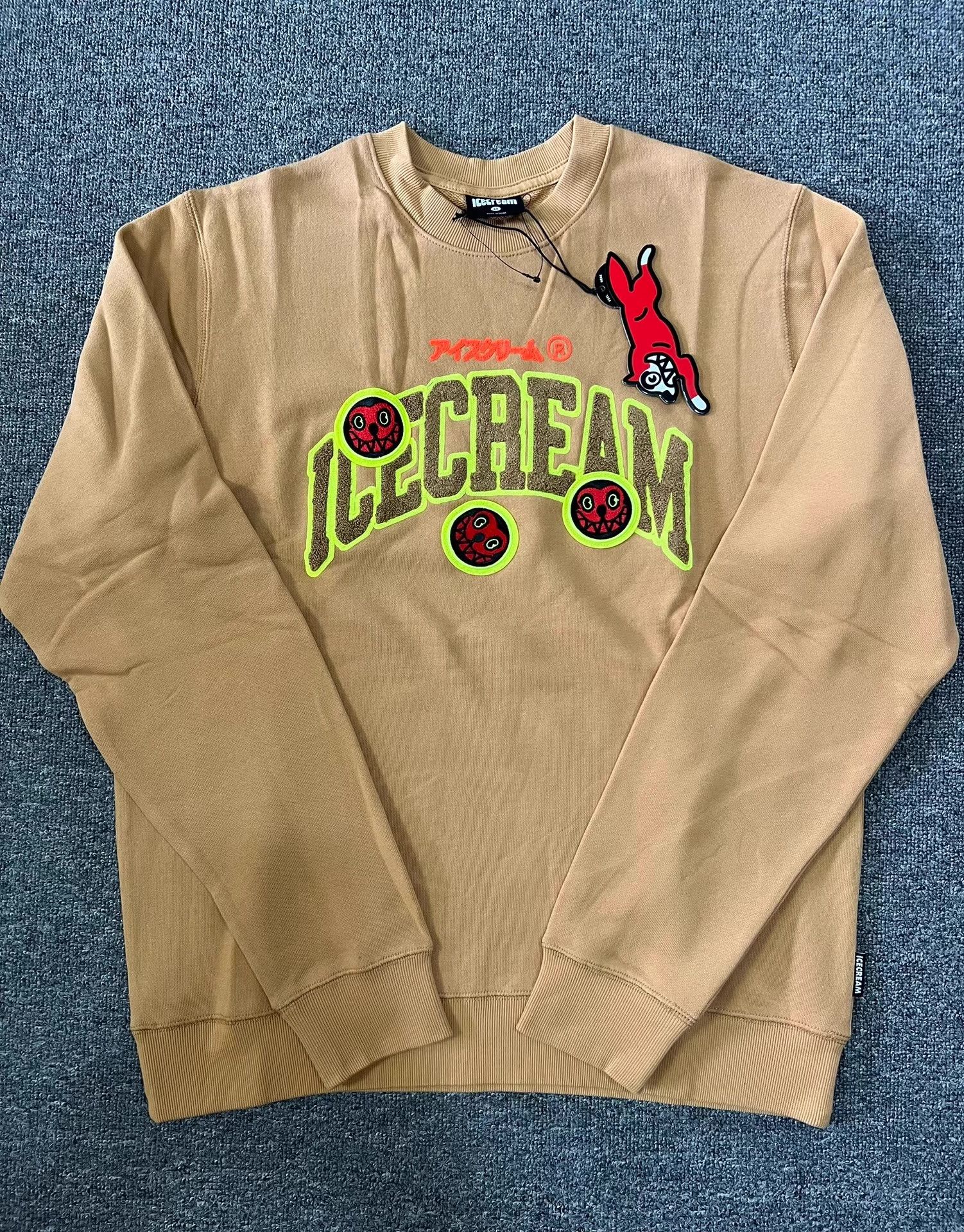 Billionaire Boys Club BBC ICECREAM Towel Embroidery Crew Neck Sweatshirt Q7 Size US M / EU 48-50 / 2 - 1 Thumbnail