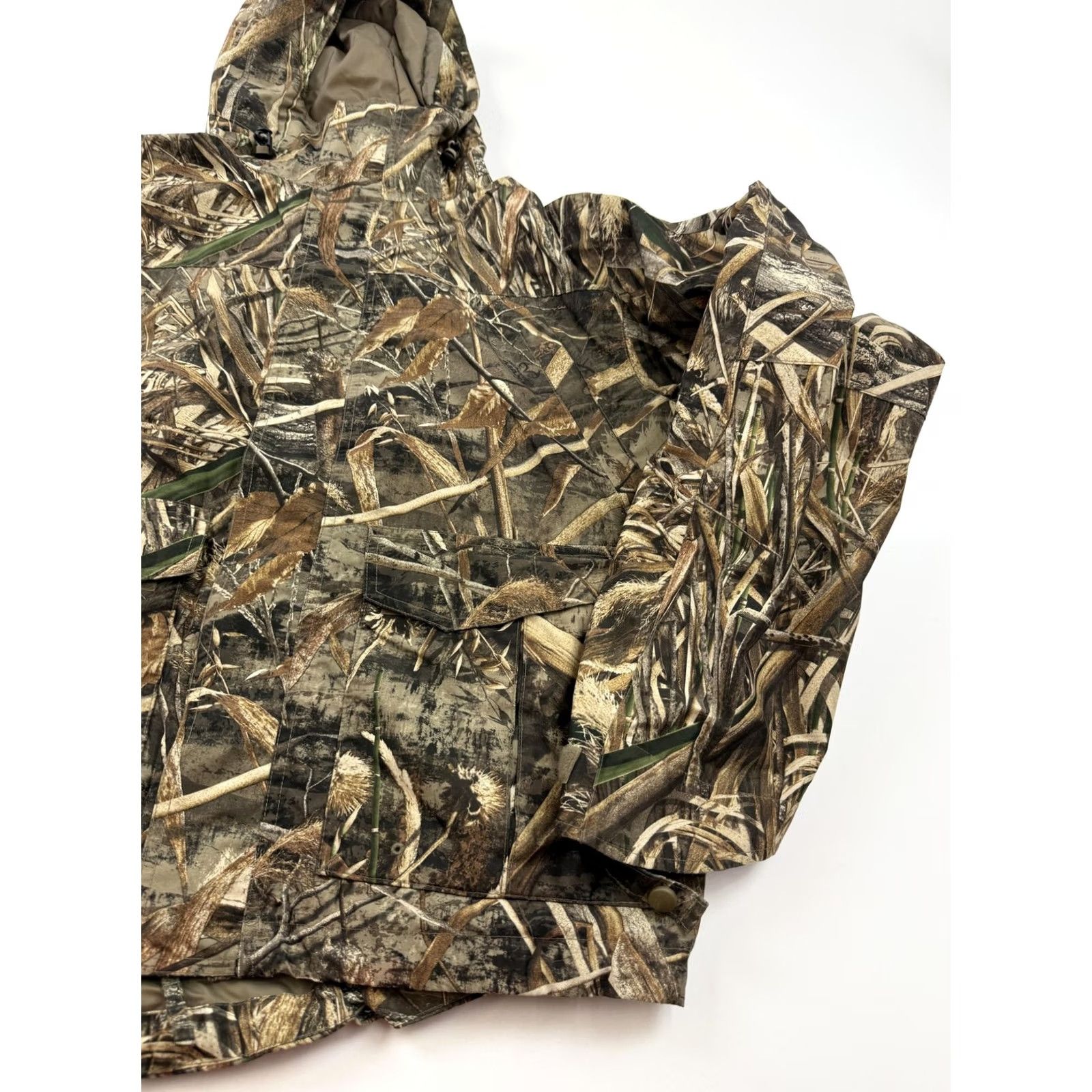 Vintage Cabelas Jacket Mens Large Brown Camo Hooded Insulated Full Zip Parka Hunting Size US L / EU 52-54 / 3 - 2 Thumbnail