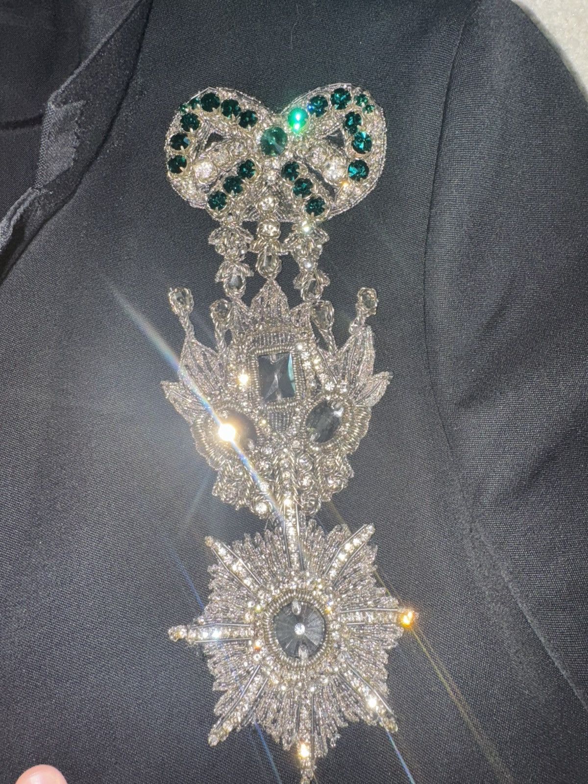 Alexander McQueen Alexander Mcqueen Crystal Blazer Size 40R - 3 Thumbnail