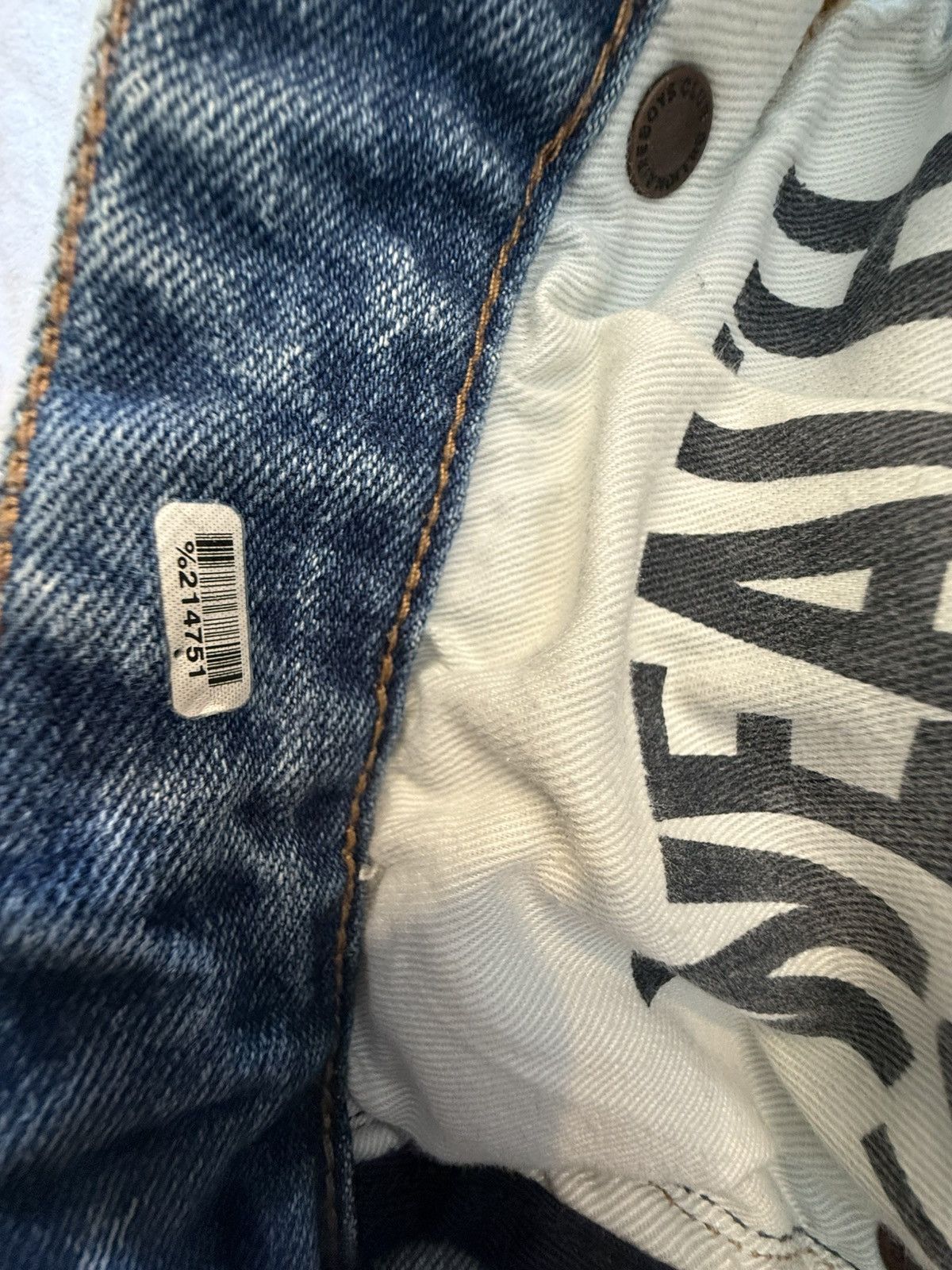 Billionaire Boys Club Billionaire Boys Club Men Light Wash Skinny Jean Embroidered Size US 32 / EU 48 - 5 Thumbnail