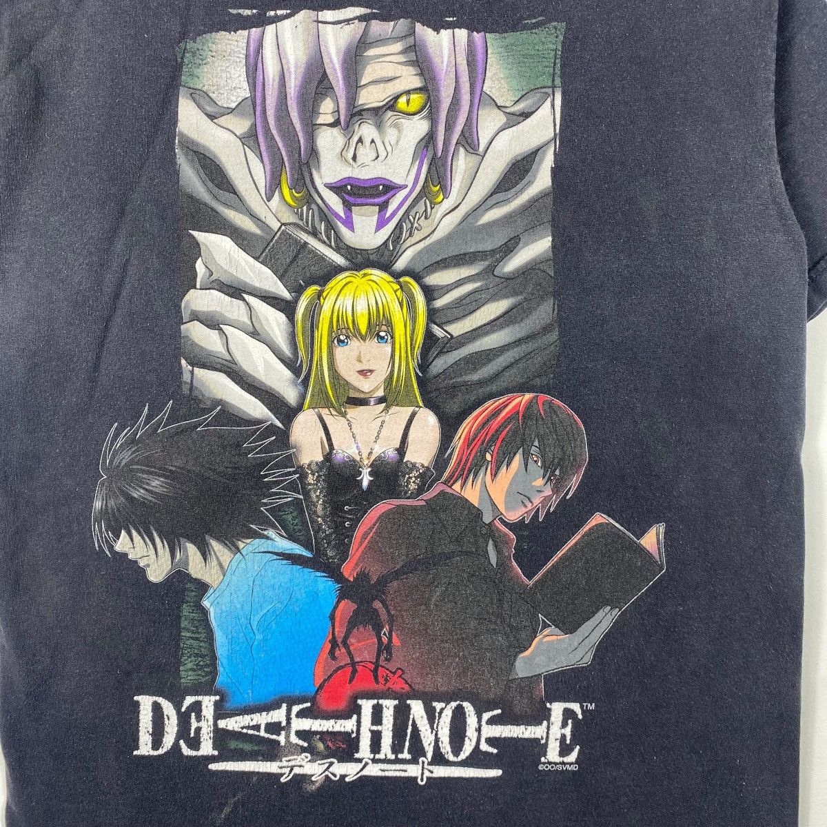 Anime Vintage 00's DEATH NOTE Anime Manga Graphic Tee Shirt Small Size US S / EU 44-46 / 1 - 2 Thumbnail