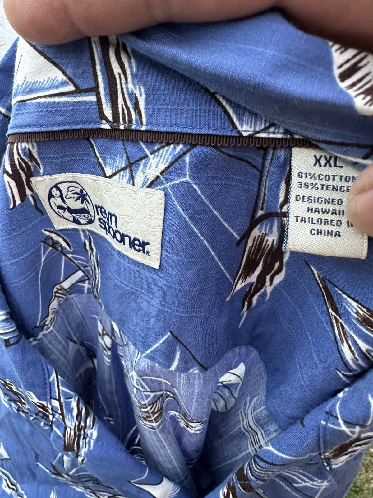 Reyn Spooner PreOwned Reyn Spooner Hawaiian Print Full Button Men's XXL Size US XXL / EU 58 / 5 - 4 Thumbnail