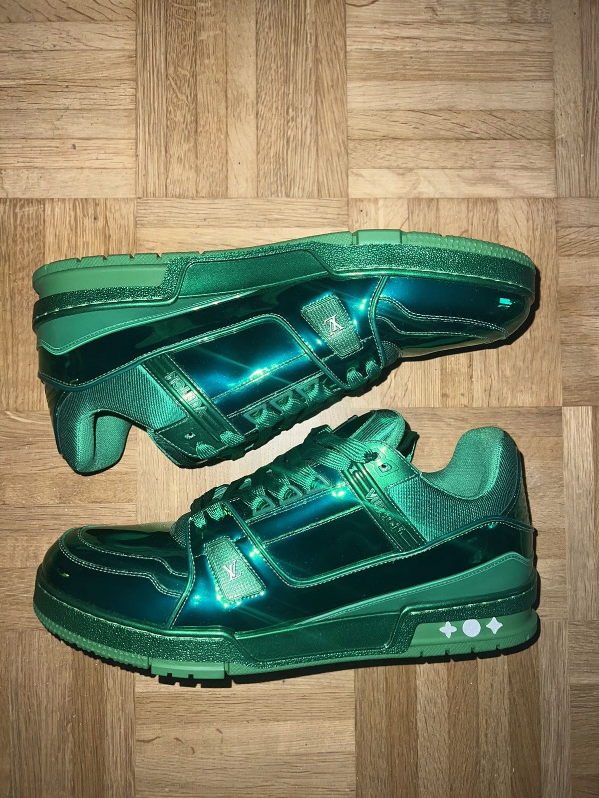 Green Louis Vuitton Trainer size 11(44) LV Trainer Sneaker - Men - Shoes | LOUIS VUITTON ® main image 4