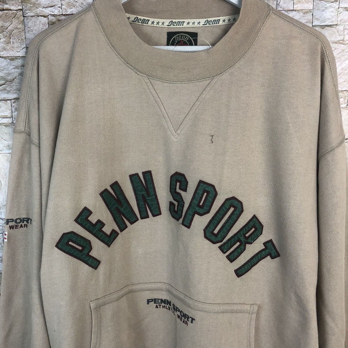 Japanese Brand Penn Athetlic baggie Brown Sweatshirt #A16 Size US L / EU 52-54 / 3 - 5 Thumbnail