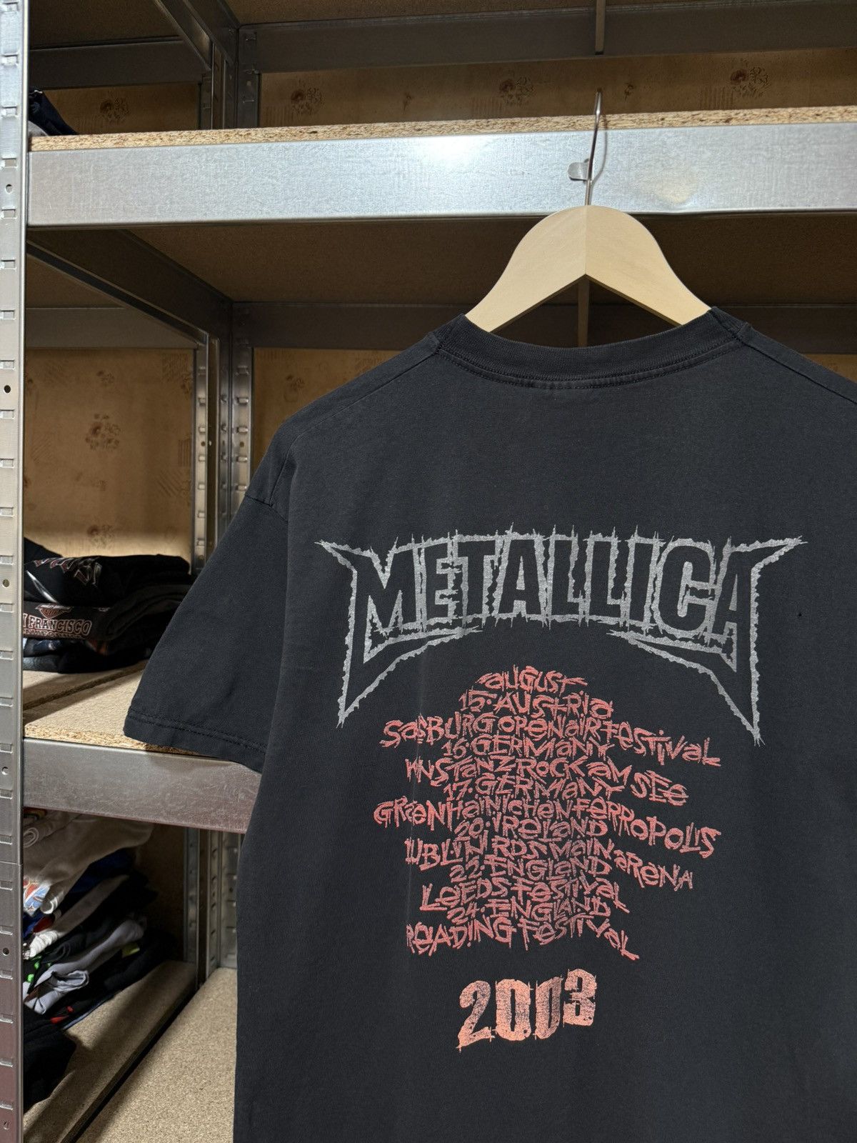 Band Tees × Vintage Vintage Metallica St. Anger Tour 2003 Band Rock T-Shirt Y2K Size US M / EU 48-50 / 2 - 4 Thumbnail