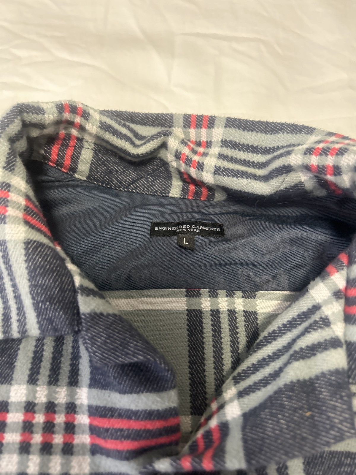 Engineered Garments Engineered Garments Blue Multi color Flannel Size US L / EU 52-54 / 3 - 5 Thumbnail