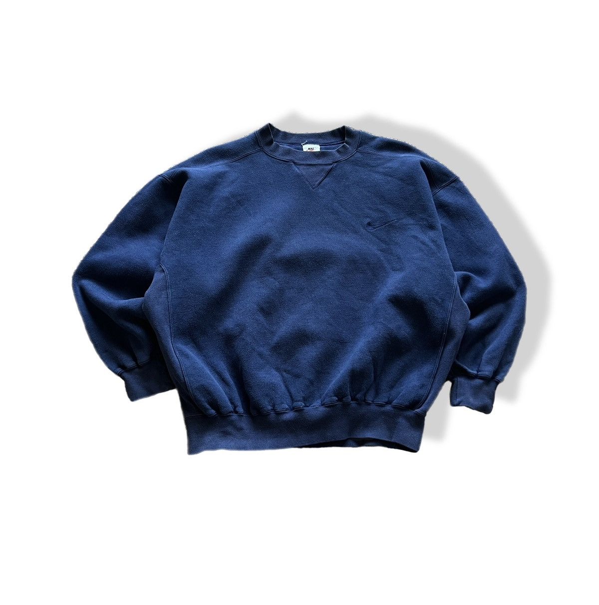 Nike RARE‼️ Nike Embroidery Baggy Sweatshirt Oversized Blue Size US M / EU 48-50 / 2 - 1 Thumbnail