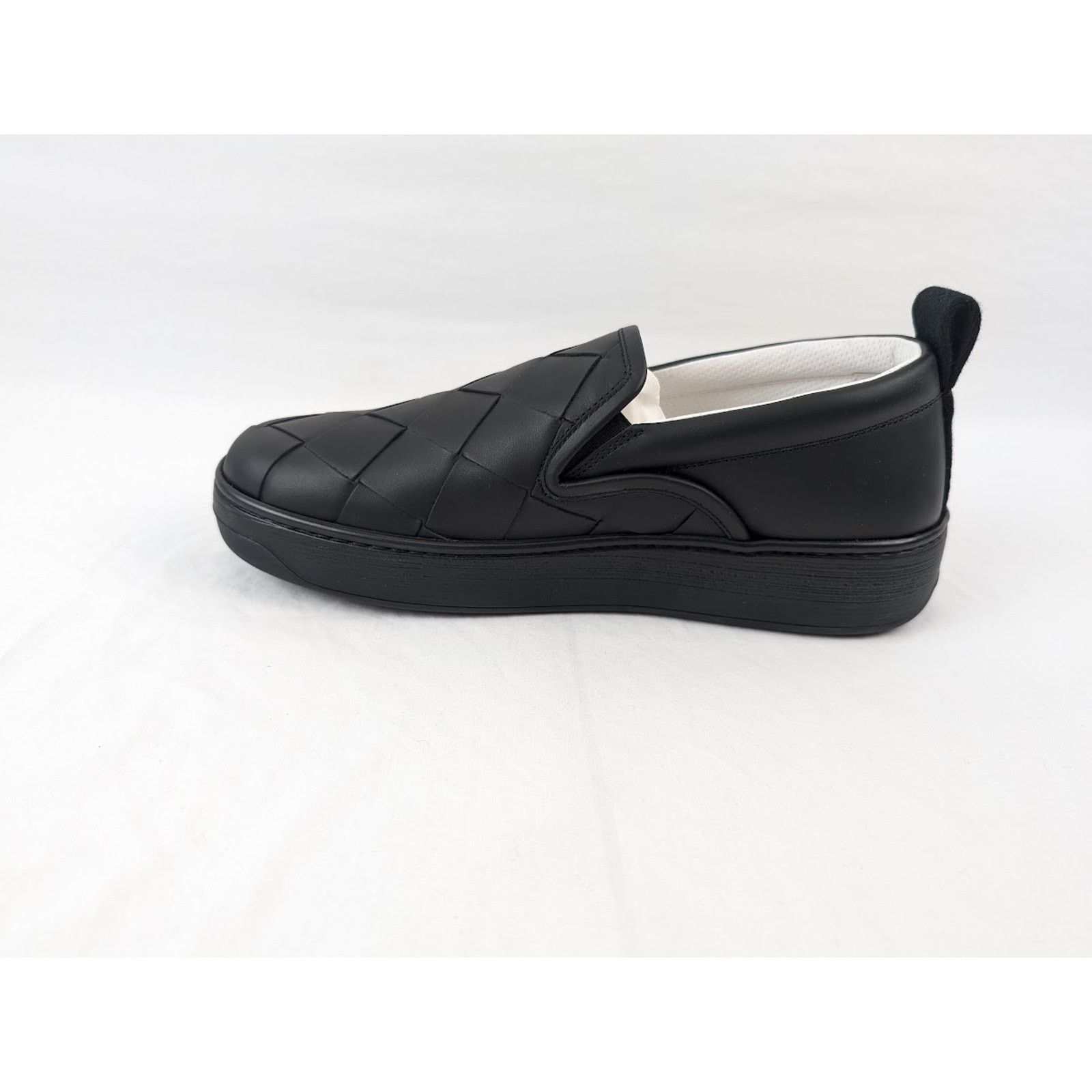 Bottega Veneta o1rshd1 Bolt Calf Intrecciato Sneakers in Nero Size US 7.5 / EU 40-41 - 7 Thumbnail