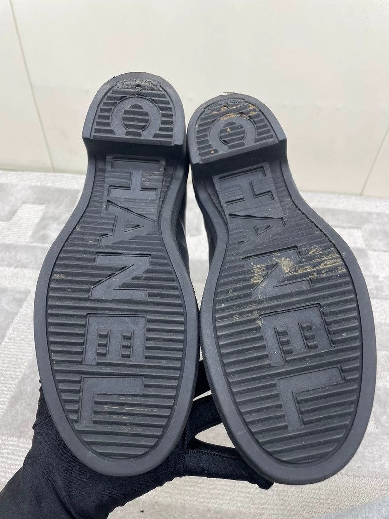 Chanel Chanel Black and White Rain Boots -2505 Size US 10 / EU 43 - 4 Thumbnail