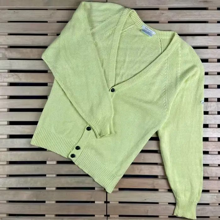 Adidas × Vintage Cardigan Sweater Adidas Vintage Originals Size 54 yellow Size US L / EU 52-54 / 3 - 1 Thumbnail
