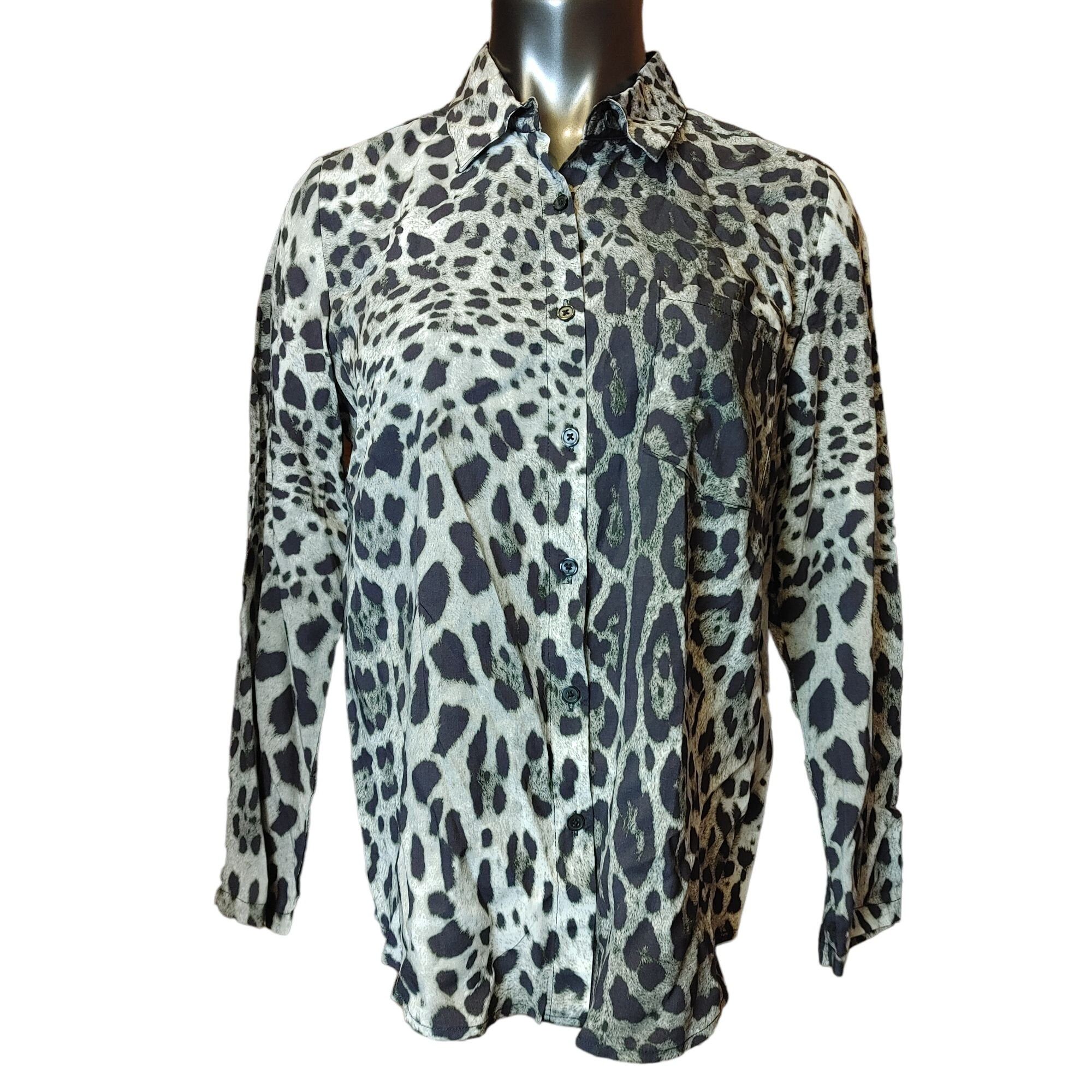Other LENA GABRIELLE Womens M Animal Print Long Sleeve Button Up B Size M / US 6-8 / IT 42-44 - 1 Thumbnail