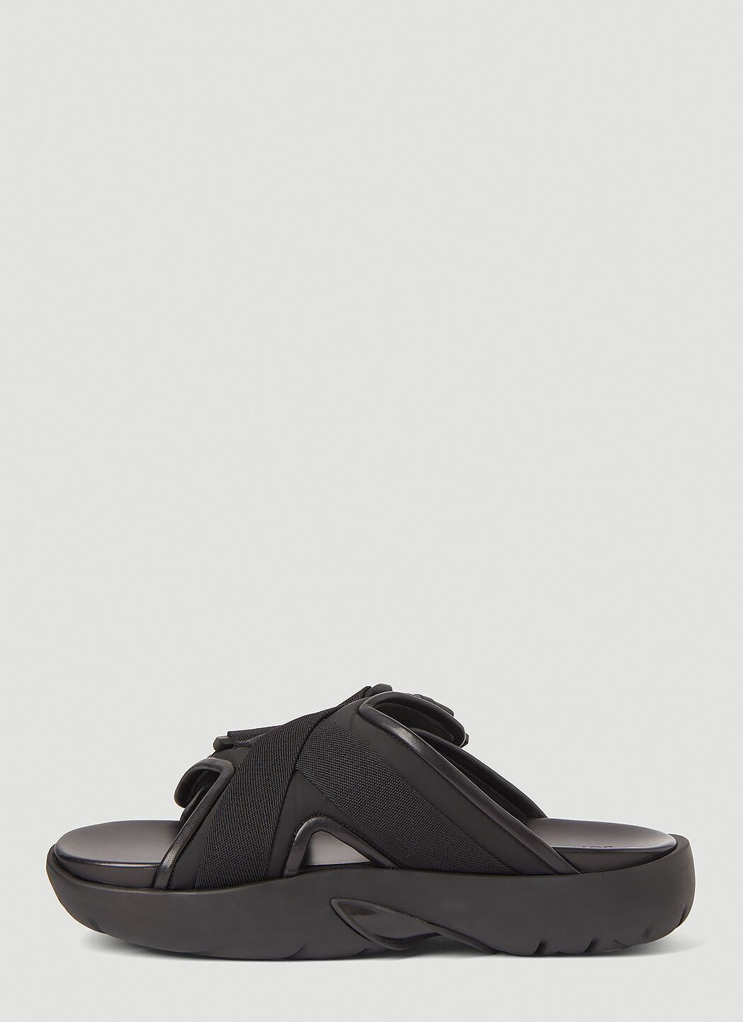 Bottega Veneta o1y0725 Slippers in Black Size US 11 / IT 41 - 2 Thumbnail