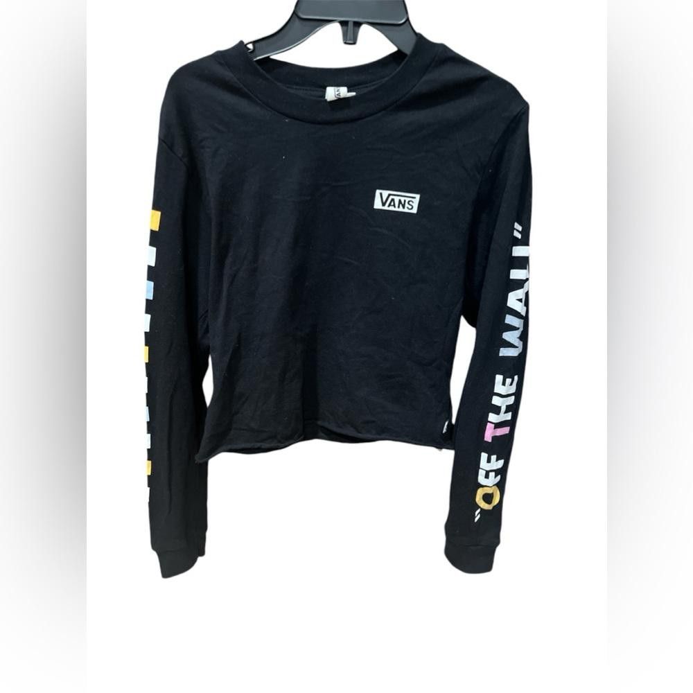 Vans Vans Cropped Long Sleeve Tee - Xs Size XS / US 0-2 / IT 36-38 - 1 Thumbnail